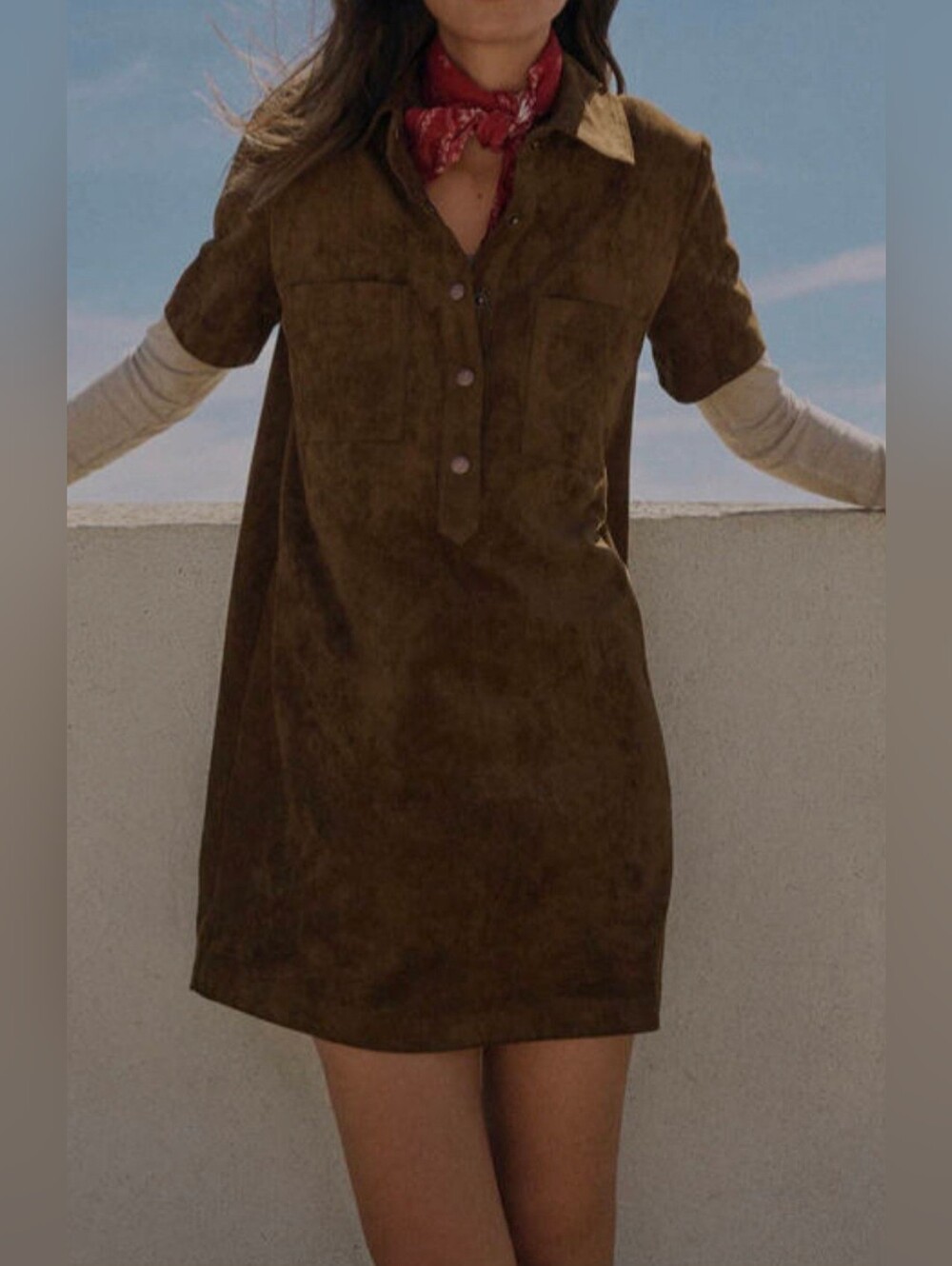 Z Supply Sydney Suede Mini Dress